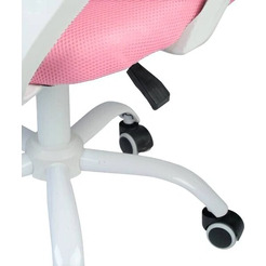 Кресло офисное King Style AT-22-2 Onta LT White (розовый)
