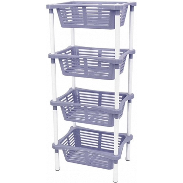 Этажерка BEROSSI Krita 4-секционная АС 59976000 (сиреневый туман)