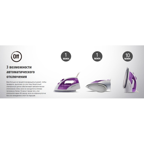 Электроутюг PANASONIC NI-E610TVTW