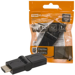 Переходник TDM Electric HDMI - HDMI SQ4040-0105 (поворотный)