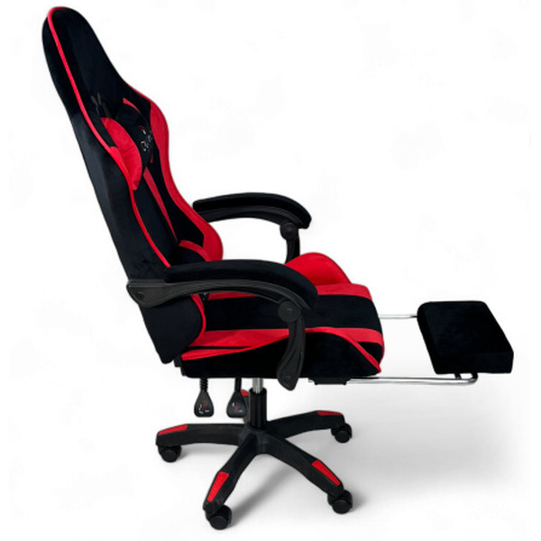 Игровое кресло Calviano 1583 (черно-красный велюр)