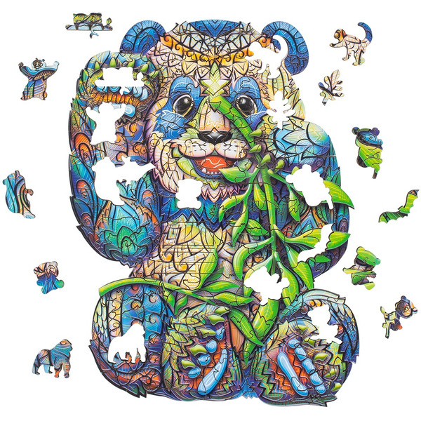 Сувенирный пазл MASTER WOOD Панда SWPP