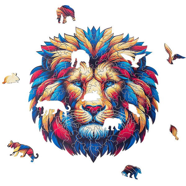 Сувенирный пазл MASTER WOOD Лев SWPL