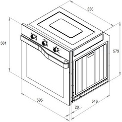 Электрический духовой шкаф Schtoff Decor 1200