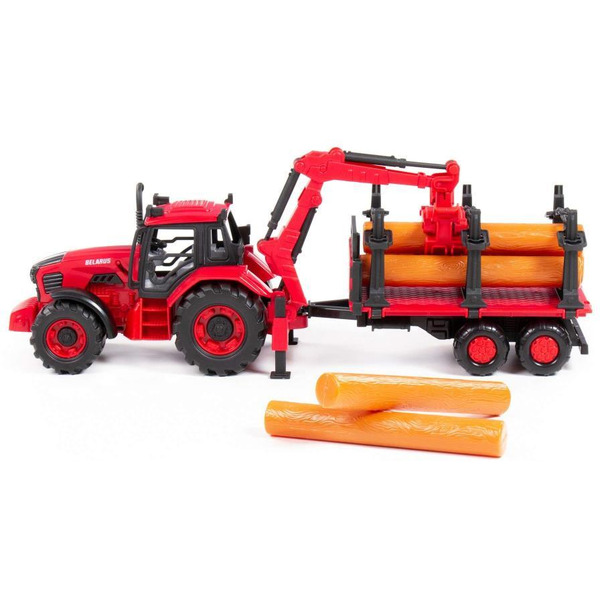 Трактор Полесье Belarus с лесовозом и манипулятором 96494