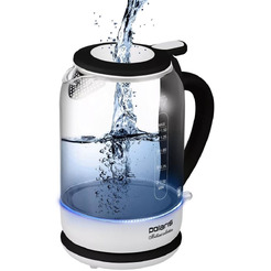 Электрочайник Polaris PWK 1753CGL (белый/черный)