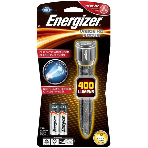Фонарь ENERGIZER Metal Vision HD 2AA E300600001