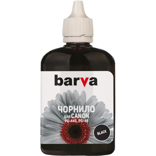 Чернила BARVA C445-437 CANON PG-445/PG-46 (E404/MG2440/IP2840) BLACK 90 г
