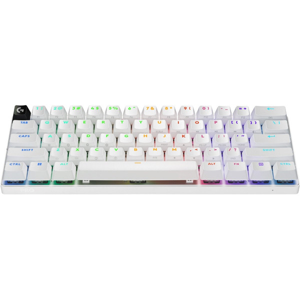 Клавиатура Logitech G Pro X 60 Lightspeed GL Tactile 920-011934 (белый, с гравировкой)