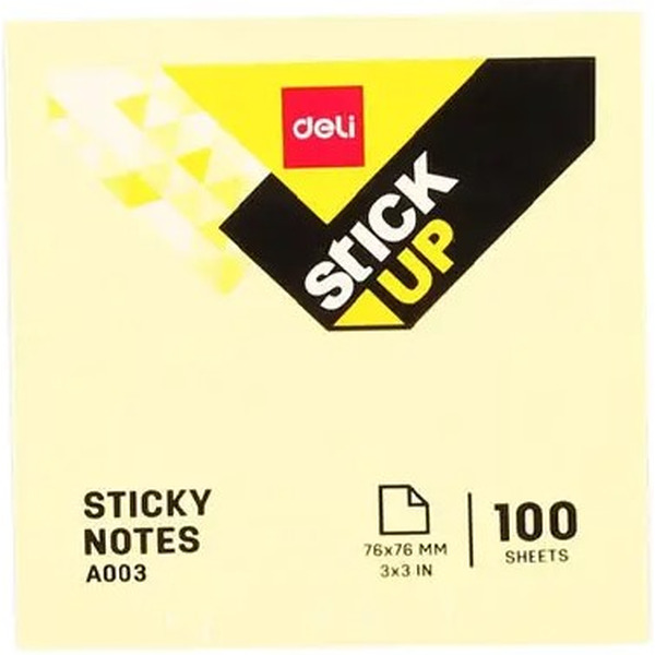 Блок самоклеящийся DELI A00353 (100 л., пастельный)