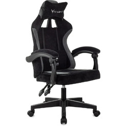 Кресло игровое Knight Wolf черный/серый