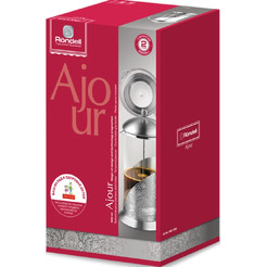 Френч-пресс 600 мл с деколью на держателе Ajour RONDELL RDS-1056