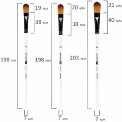 Набор кистей BRAUBERG ART DEBUT 201051 (12 шт)