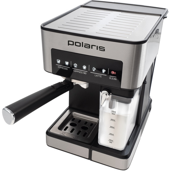 Кофеварка эспрессо POLARIS PCM 1541E Adore Cappuccino (Нержавеющая сталь)