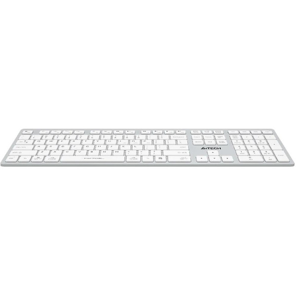 Клавиатура A4Tech Fstyler FBX50C (серебристый/белый)