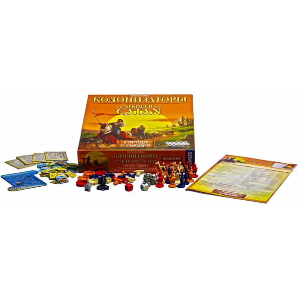Настольная игра Hobby World 915851 Колонизаторы Catan : Города и рыцари (2024)