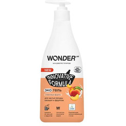 Экогель для посуды WONDER LAB Сливочные фрукты 0.55 л