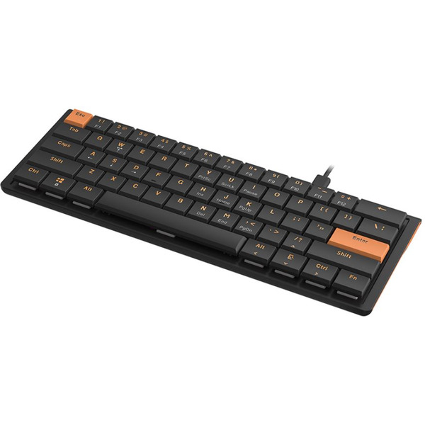 Клавиатура AJAZZ NKL61 Low Profile Switch (черный/оранжевый)