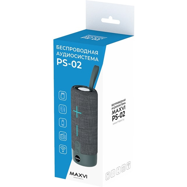 Беспроводная колонка Maxvi PS-02 (черный)