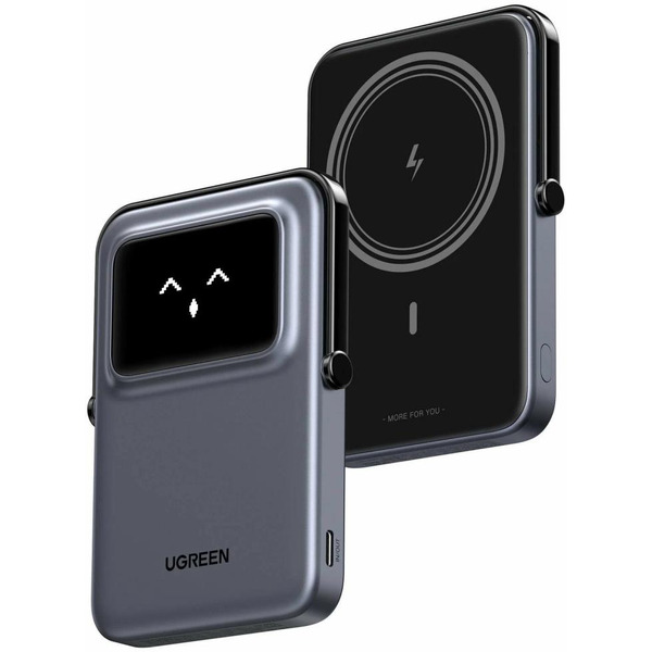 Внешний аккумулятор UGREEN PB571-35605B 5000mAh Magnetic Wireless Power Bank Gray