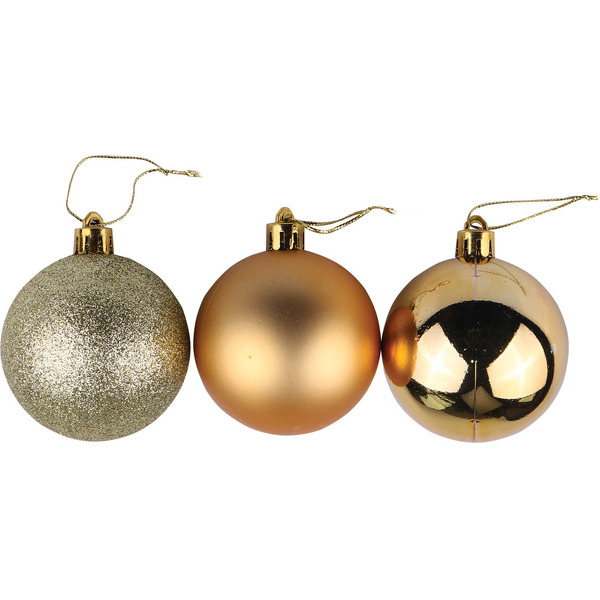 Шары ёлочные Золотая сказка темное золото 590875 6 шт