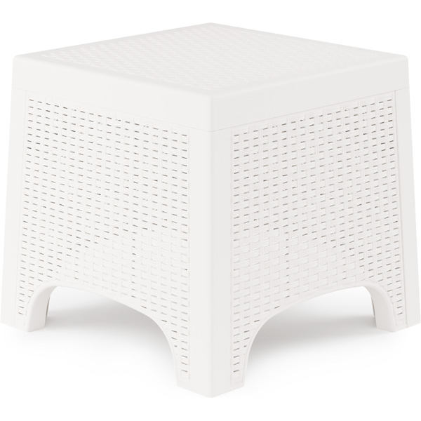 Садовый стол Альтернатива Ротанг Лайт М8910 (белый)