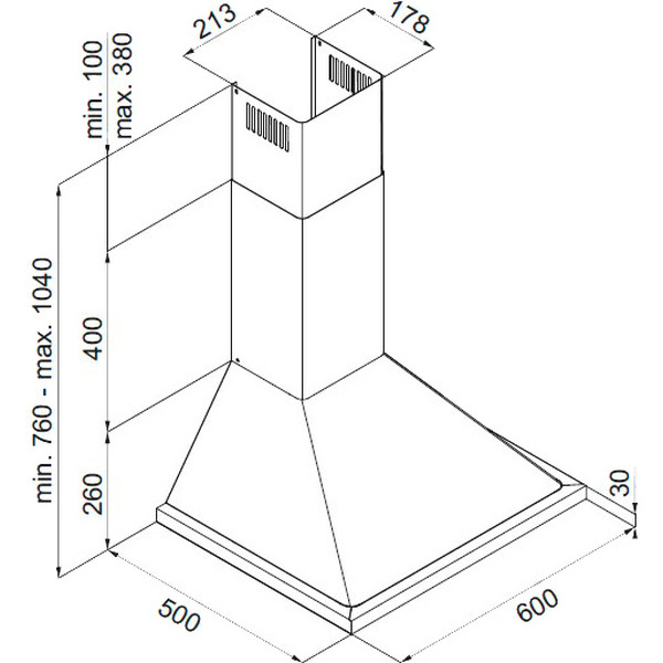 Вытяжка MAUNFELD Retro Frame 60 (темно-бежевый)