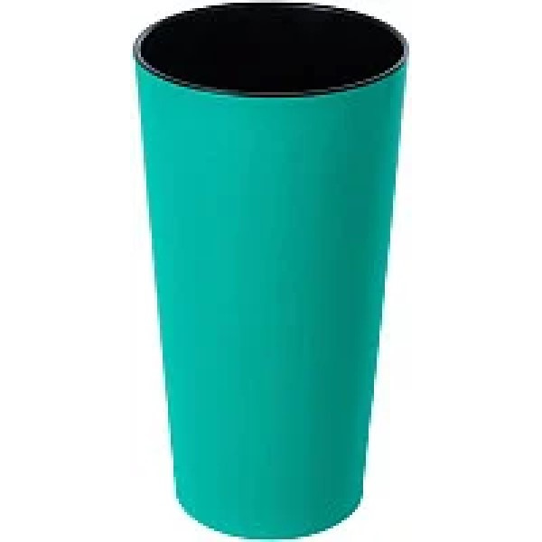 Кашпо для цветов со вставкой GARDENPLAST "КАМЕЛИЯ" 63006 зеленый