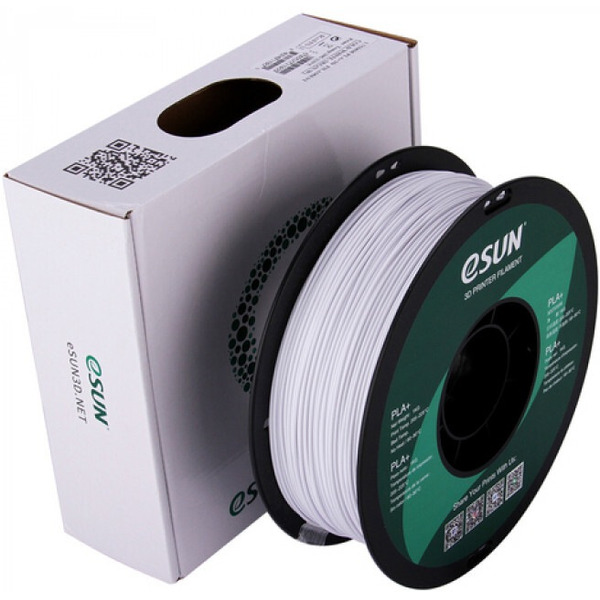 Пластиковая нить ESUN PLA+175CW1 cold white