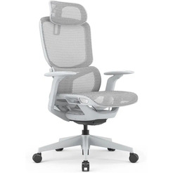 Кресло компьютерное SitZone E-JX-002А сетка, белый, крестов. пластик