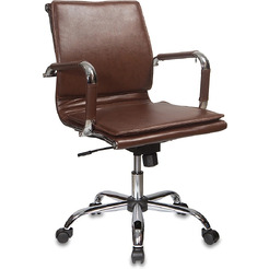 Кресло Бюрократ CH-993-LOW/BROWN