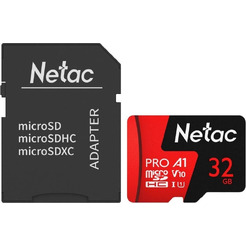 Карта памяти Netac P500 Extreme Pro 32GB (NT02P500PRO-032G-R) с адаптером