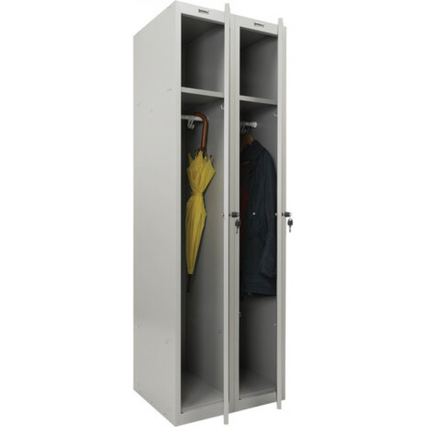 Шкаф металлический для одежды BRABIX LK 21-80