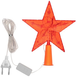 Фигура на елку NEON-NIGHT "Звезда" (501-007) красный цвет