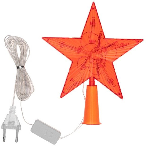 Фигура на елку NEON-NIGHT "Звезда" (501-007) красный цвет