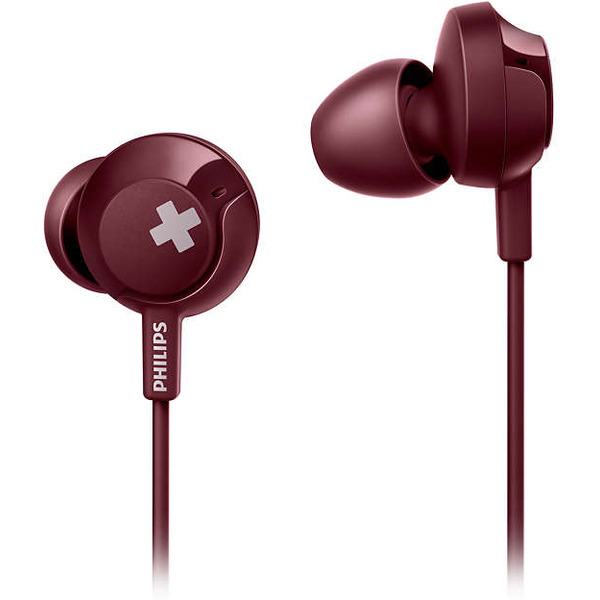 Наушники с микрофоном PHILIPS SHE4305RD