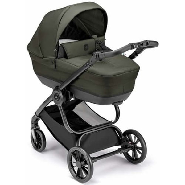 Универсальная коляска CAM Infinito (2 в 1, оливковый/рама матовый черный)