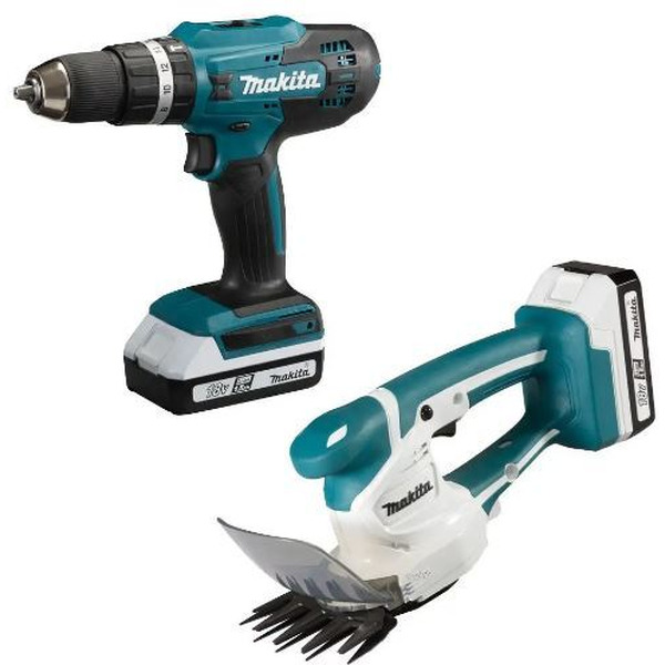 Набор Makita DK18B56Y (шуруповерт, кусторез)