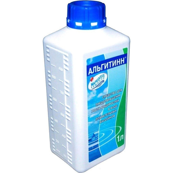 Химия для бассейна Маркопул Кемиклс АЛЬГИТИНН флакон 1л (для борьбы с водорослями)