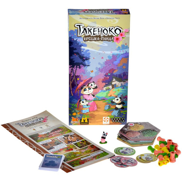 Настольная игра Hobby World MTG002 Такеноко: Крошка-панда