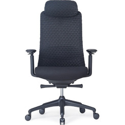 Кресло компьютерное SitZone CH-531A ткань, черный, крестов. пластик