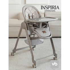 Стульчик для кормления VipBaby Inspiria (Grey)