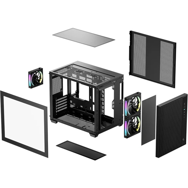 Корпус DeepCool CG330 Mesh 3F R-CG330MESH-BKANM3-G