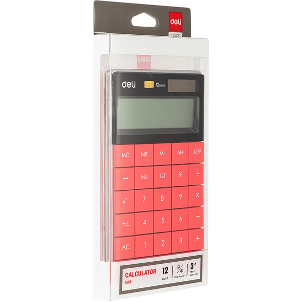 Калькулятор DELI 1589PINK
