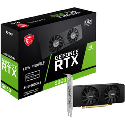 Видеокарта MSI GeForce RTX 3050 LP 6G OC