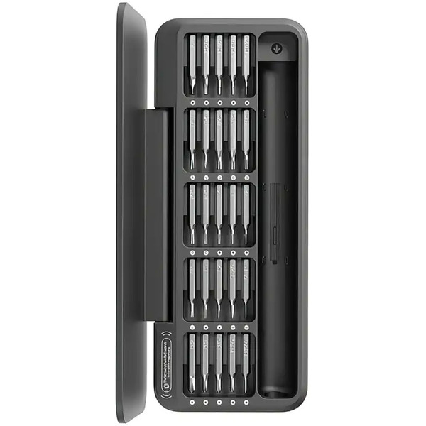 Аккумуляторная отвёртка с набором бит 25 в 1 HOTO Precision Screwdriver ADV (серый)