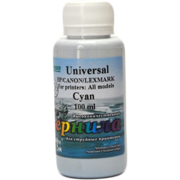Чернила WHITE INK Universal Cyan 100 мл для HP/CANON/LEXMARK