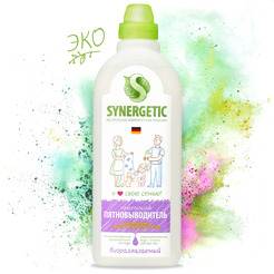 Пятновыводитель для одежды SYNERGETIC гипоаллергенный, без запаха, 1л (121100)