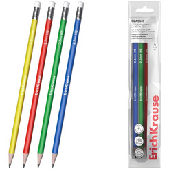 Набор чернографитных карандашей Erich Krause Classic 60700 (4 шт)