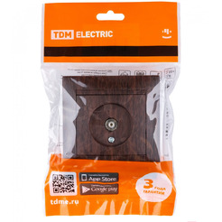 Розетка телевизионная TDM Electric Лама SQ1815-0417